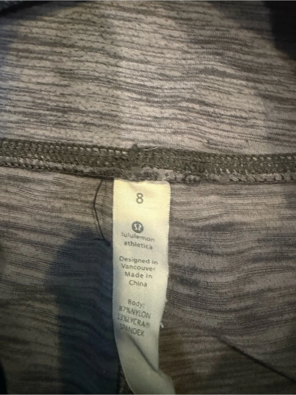 lululemon Women’s Leggings Gray Cropped Size 8